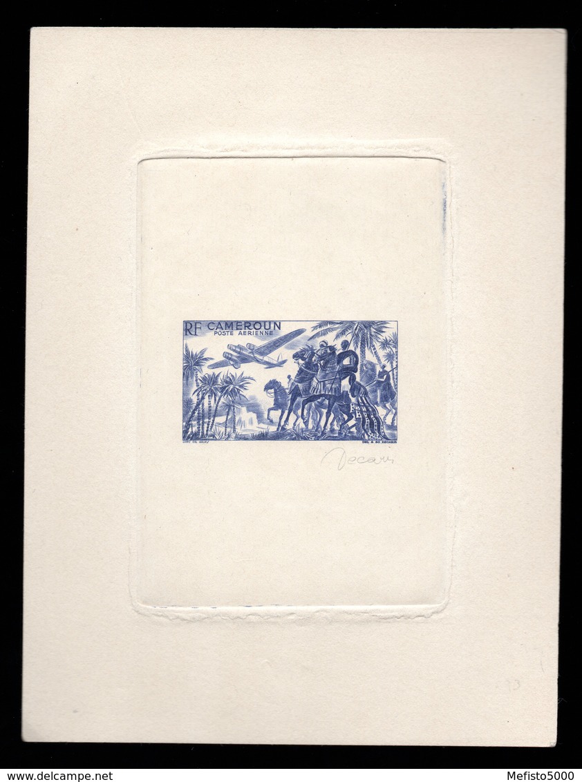 Cameroun PA39 Epreuve D'artiste Signé. Artist Signed Die Proof. - Kamerun (1960-...)