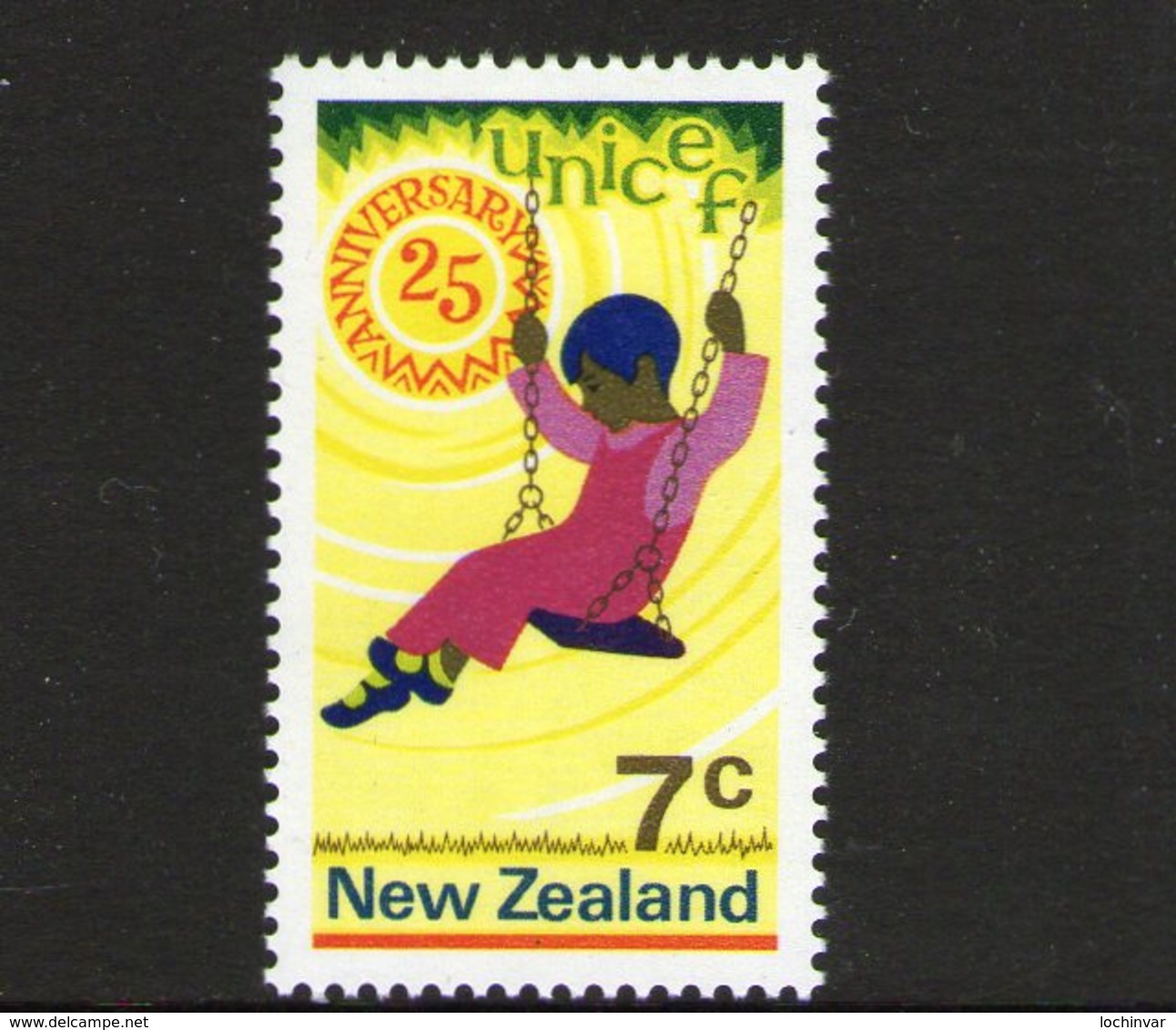 NEW ZEALAND, 1971 UNICEF 1 MNH - Unused Stamps