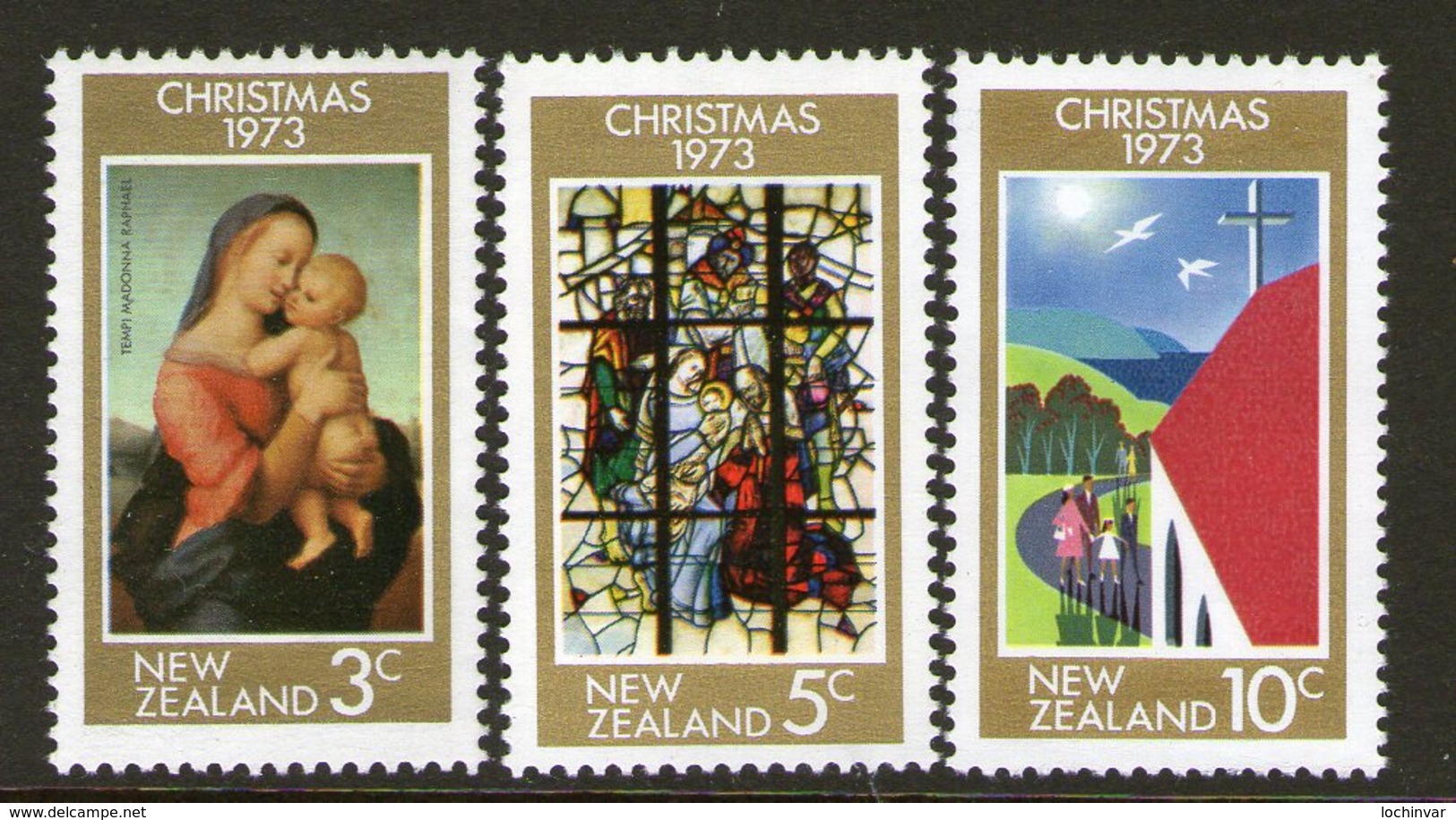 NEW ZEALAND, 1973 XMAS 3 MNH - Unused Stamps