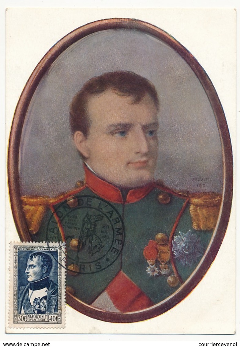 FRANCE => Carte Maximum NAPOLEON 1er - Oblit Salon De L'Armée PARIS 29 Mai 1953 - 1950-1959