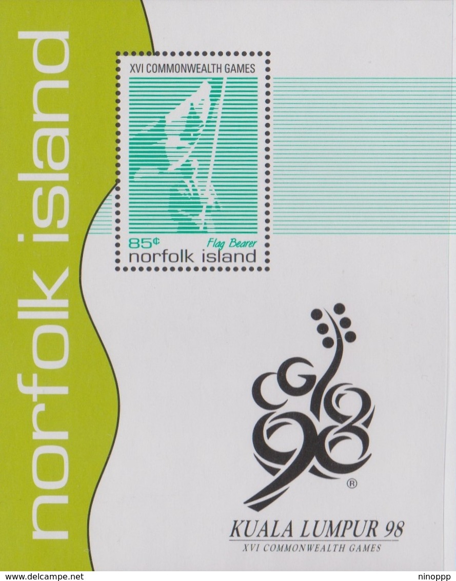 Norfolk Island ASC 667 1998 Commonwealth Games, Miniature Sheet, Mint Never Hinged - Norfolk Island