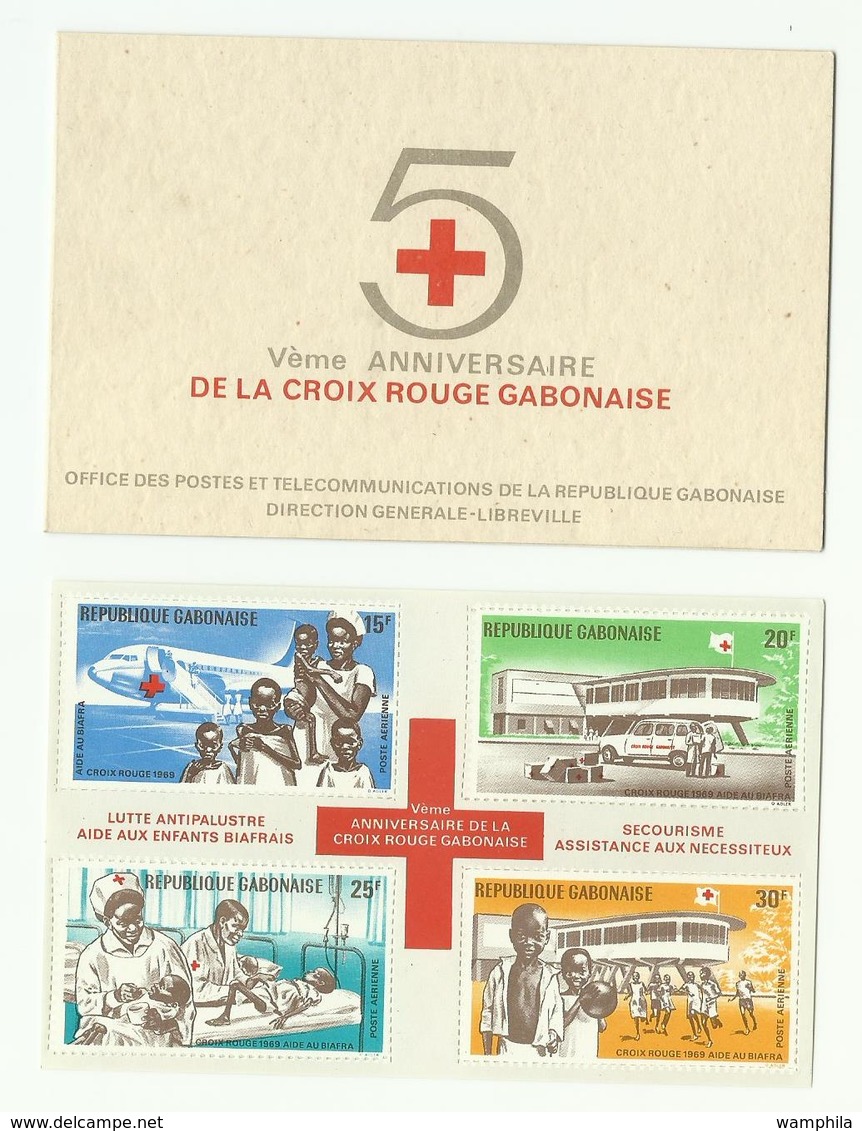 GABON, un lot de timbres neufs cote YT 83.6 €, voir description