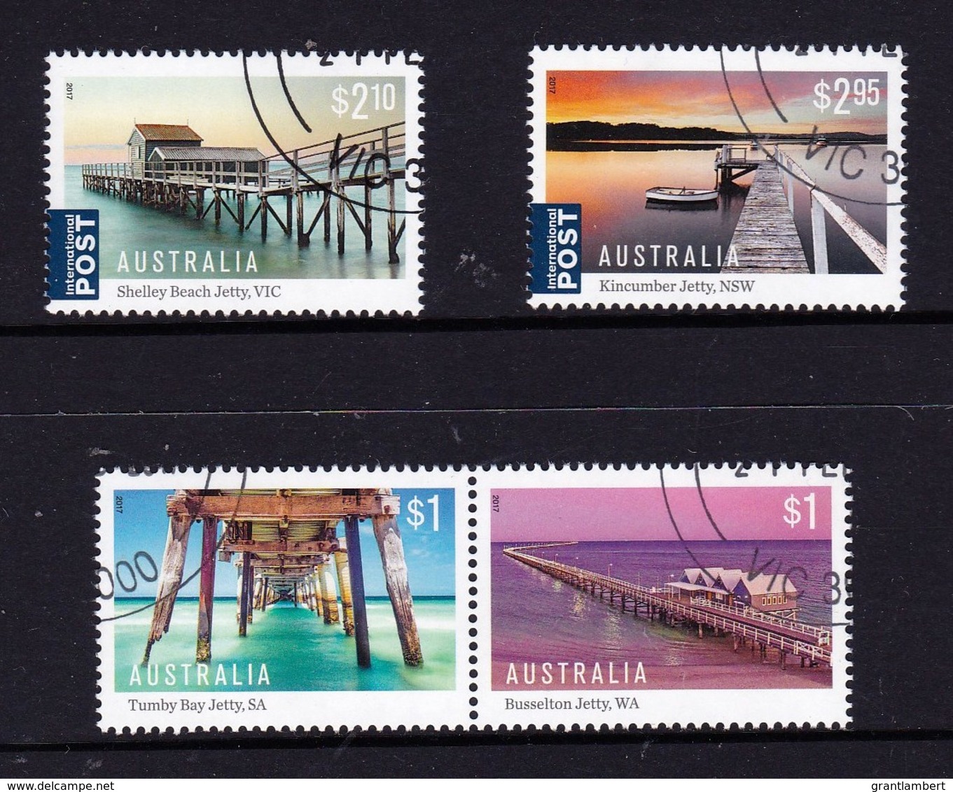 Australia 2017 Jetties Set Of 4 CTO - - - Used Stamps