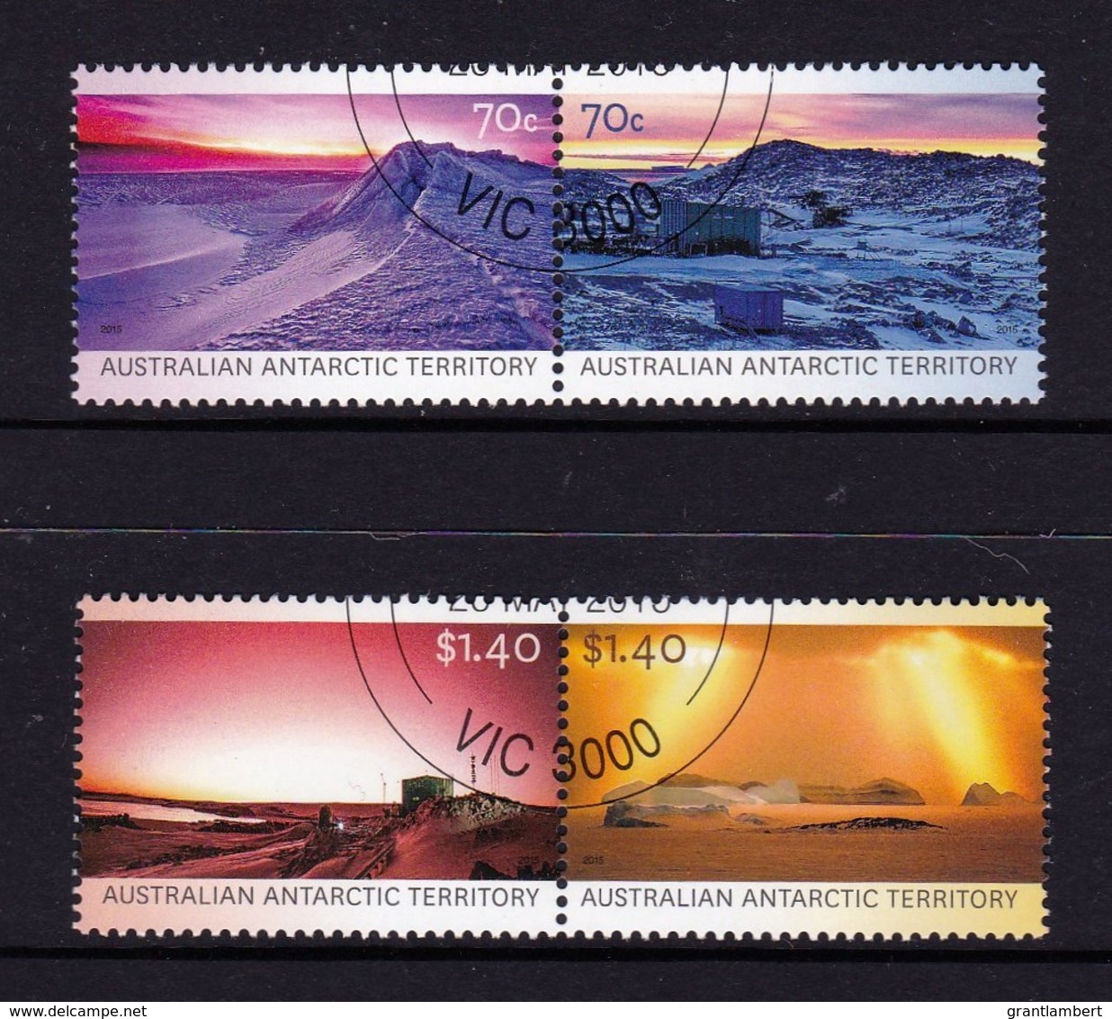 Australian Antarctic 2015 Colours Of The AAT Set Of 4 CTO - Used Stamps