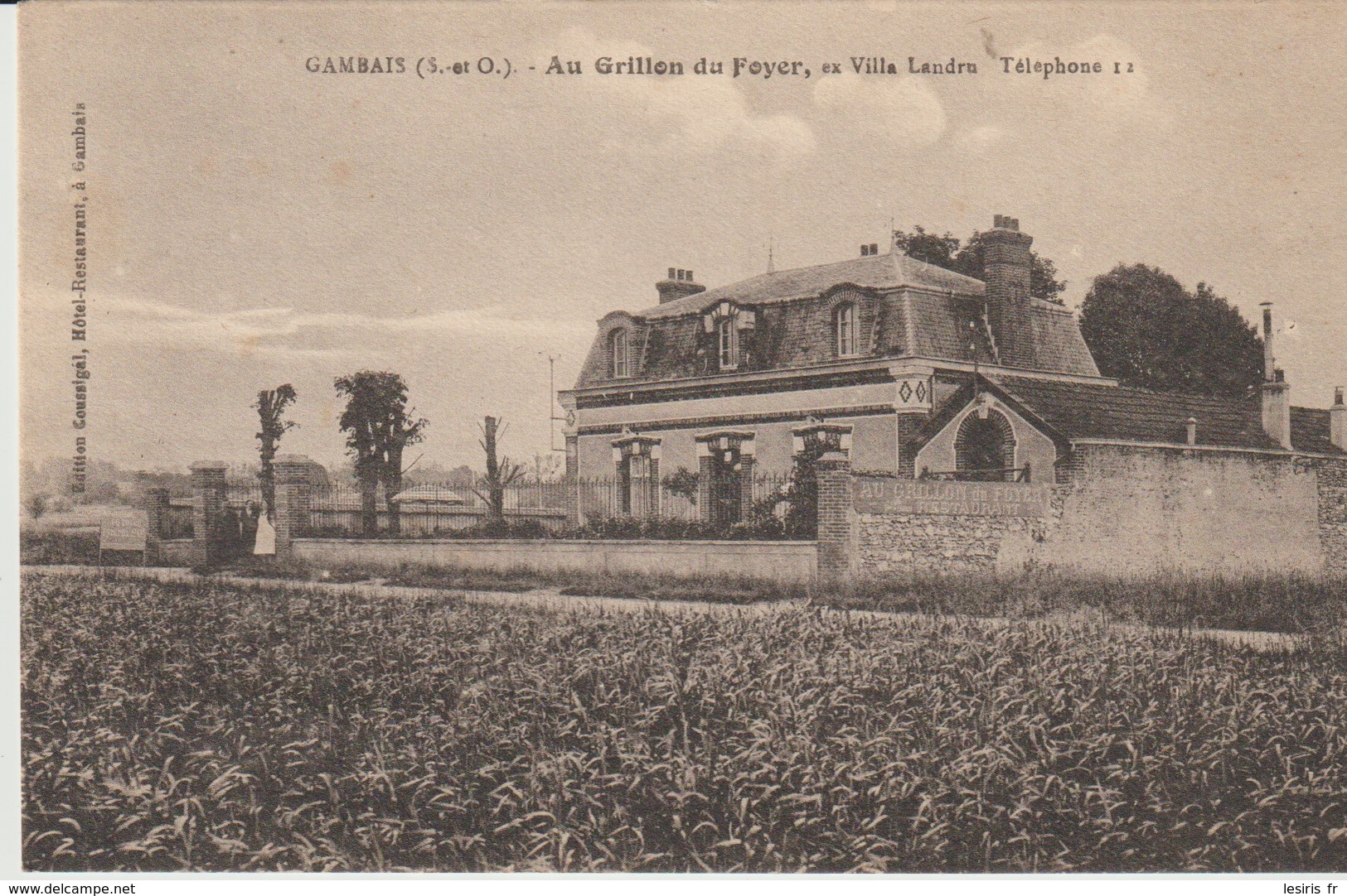 C P A - GAMBAIS - AU GRILLON DU FOYER - EX VILLA LANDRU - - Autres & Non Classés