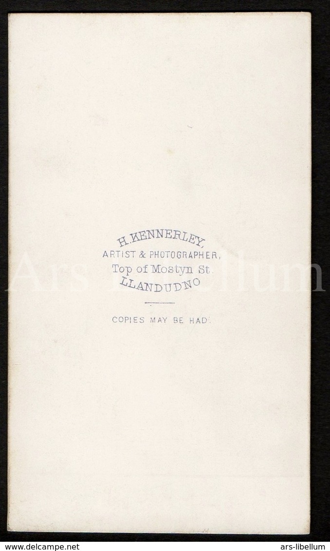 Photo-carte De Visite / CDV / Femmes / Women / Photographer H. Kennerley / Llandudno / Wales / United Kingdom - Anciennes (Av. 1900)