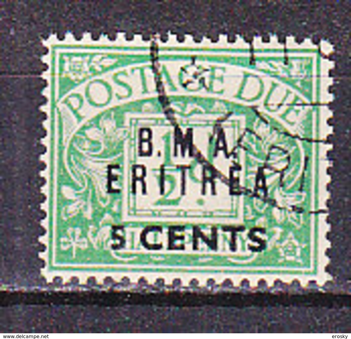 PGL - COLONIE ITALIANE OCC. BRITANNICA BMA ERITREA TASSE SASSONE N°1 - Eritrea