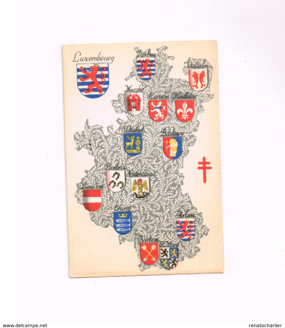 Province Du Luxembourg. - Cartes Géographiques