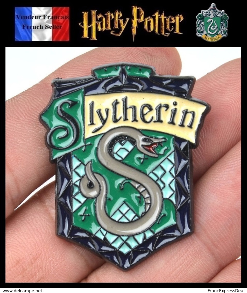 S6c - Pins Pin's Badge NEUF En Métal ( Brooch ) - Harry Potter Serpentard ( Slytherin ) - Cinéma