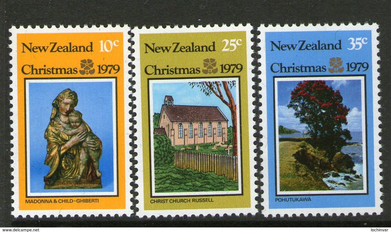 NEW ZEALAND, 1979 XMAS 3 MNH - Unused Stamps