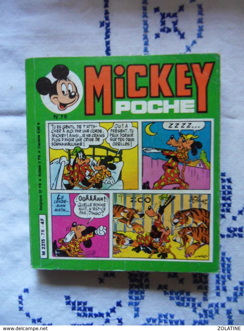 MICKEY POCHE N° 78 DE OCTOBRE 1980 - Autres & Non Classés