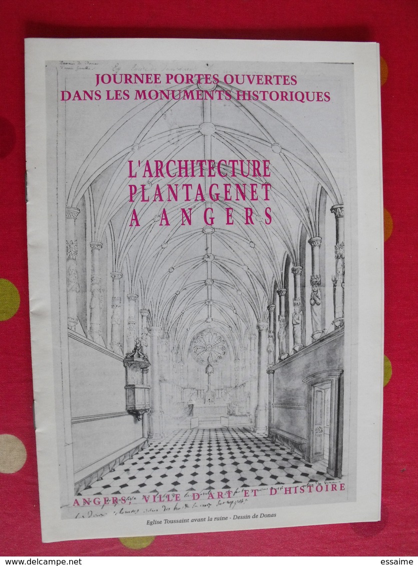 L'architecture Plantagenet à Angers, Ville D'art Et D'histoire. Vers 1980 - Pays De Loire