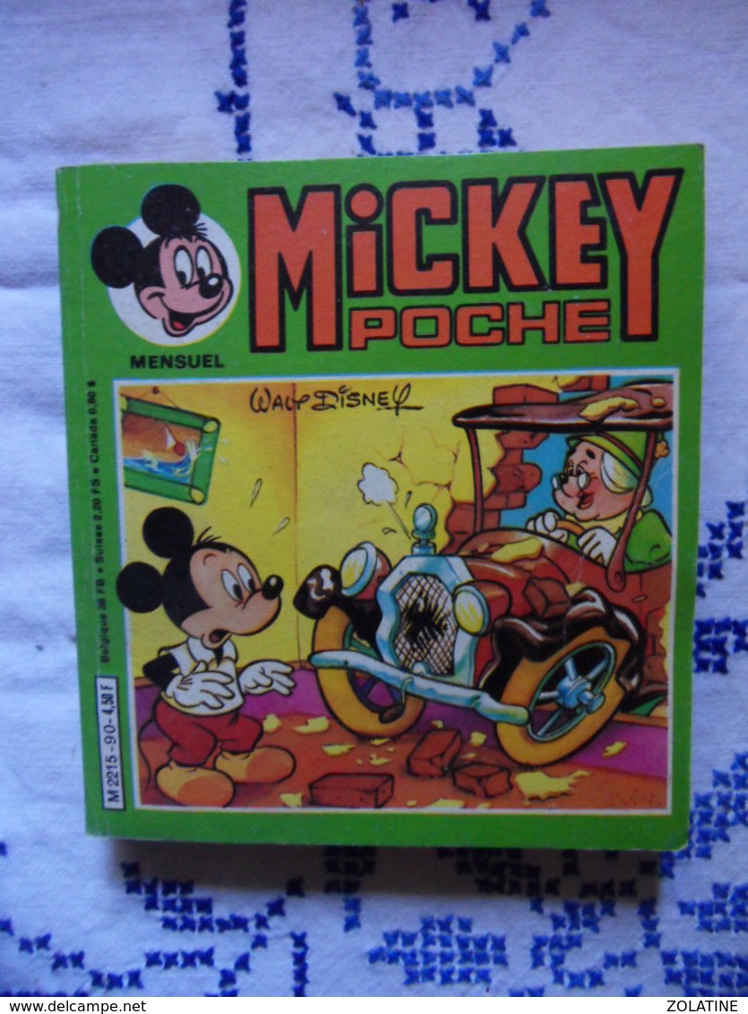 MICKEY POCHE N° 90 DE OCTOBRE 1981 - Autres & Non Classés