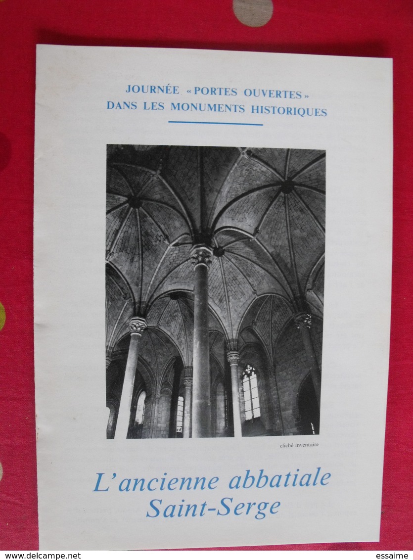 L'ancienne Abbatiale Saint-Serge. Angers. Monuments Historiques. Jacques Mallet. Vers 1980 - Pays De Loire