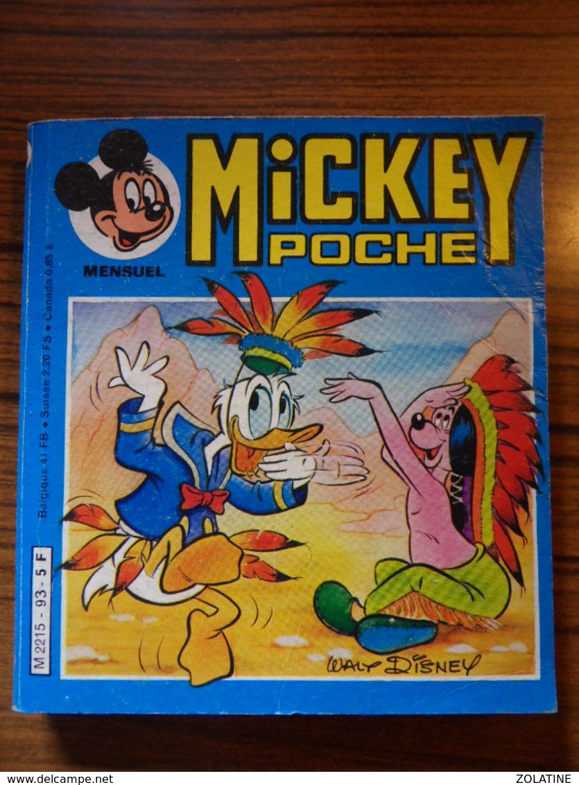 MICKEY POCHE N° 93 DE JANVIER 1982 - Autres & Non Classés