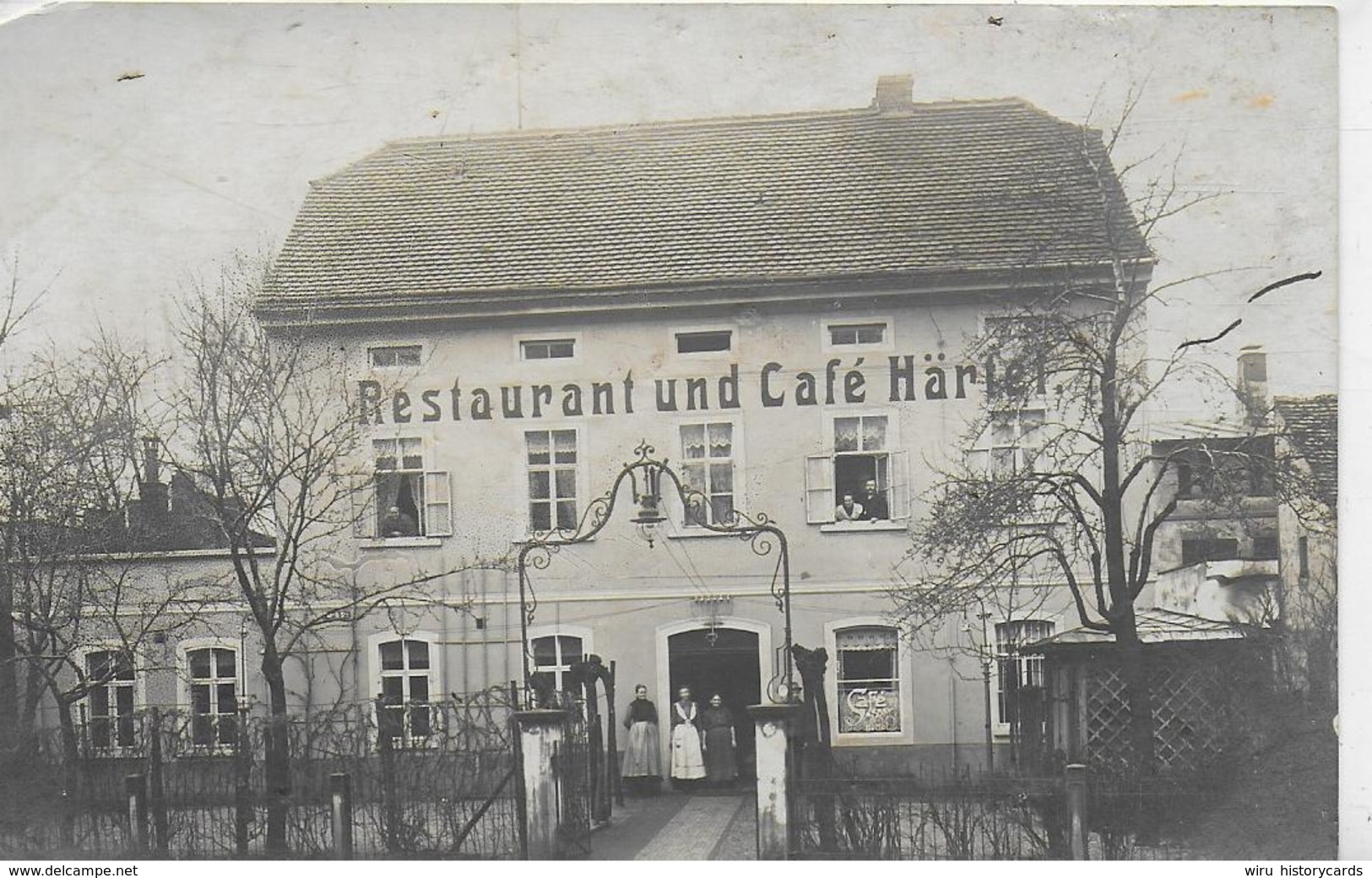 AK 0174  Restaurant Und Cafe Härtel - Motiv Ca. Um 1920 - Hotels & Gaststätten