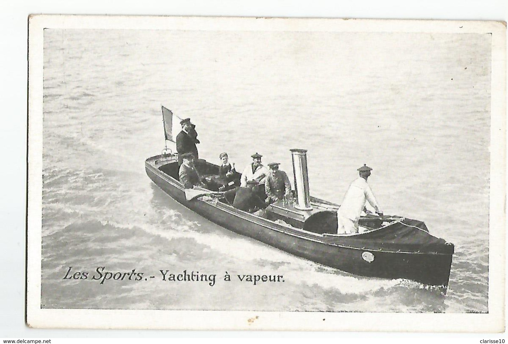 CPA Sports Yachting A Vapeur Publicité  Chicorée A La Bergere Emile Bonzel Haubourdin - Autres & Non Classés