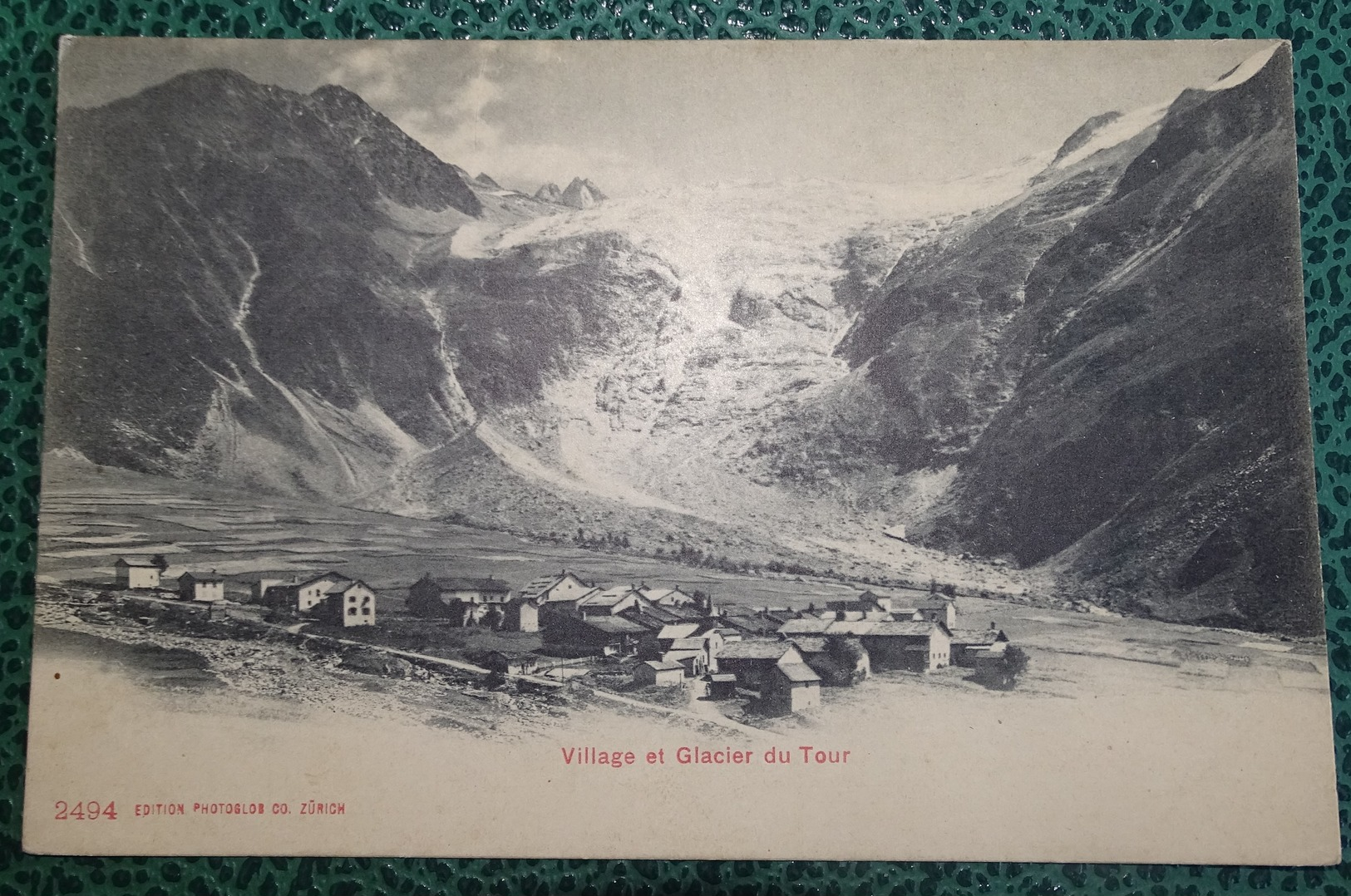 Cpa - Village Et Glacier Du Tour - Chamonix-Mont-Blanc