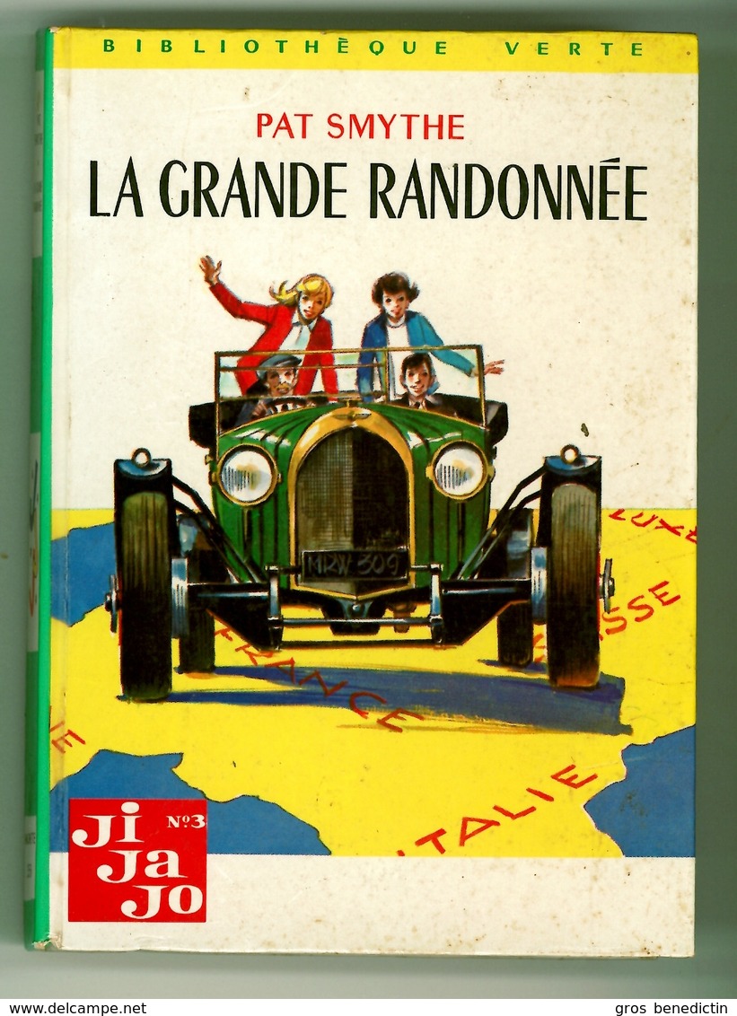 Bibliothèque Verte N°356 - Pat Smythe - Série "Ji-Ja-Jo"  - "La Grande Randonnée" - 1968 - Bibliotheque Verte