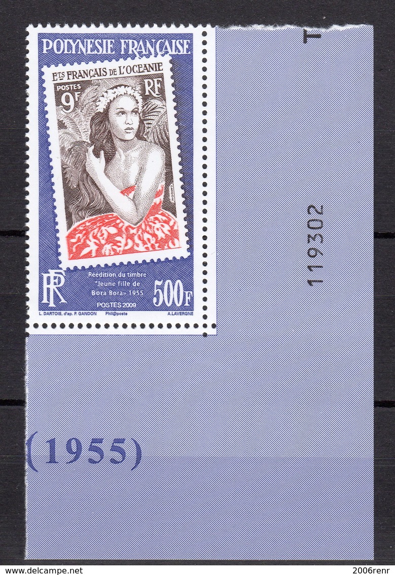 POLYNESIE FRANCAISE: Poste N°896 NEUF** Coin De Feuille Avec Numéro. SUPERBE. - Unused Stamps