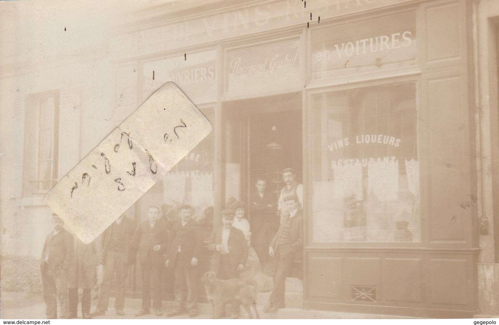 LEVALLOIS-PERRET - Commerce De Vins ( Carte Photo ) - Levallois Perret