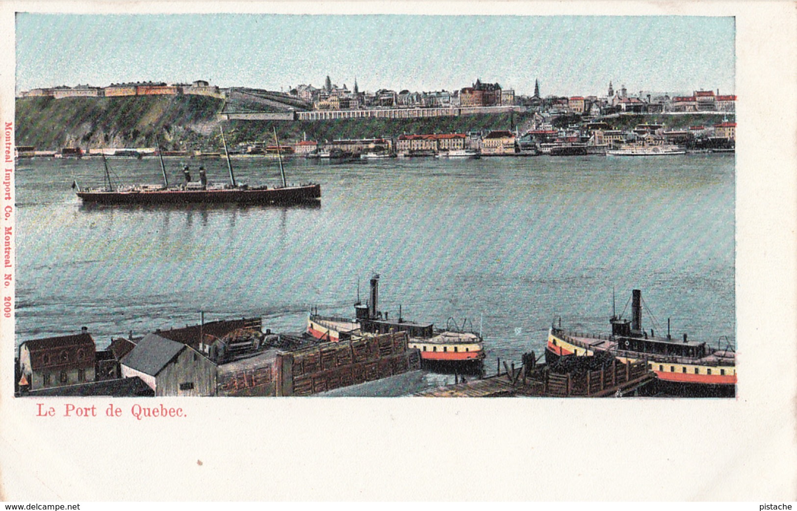 Vintage - Québec - Le Port - Harbour Harbor - Unused - 2 Scans - Québec - Les Rivières