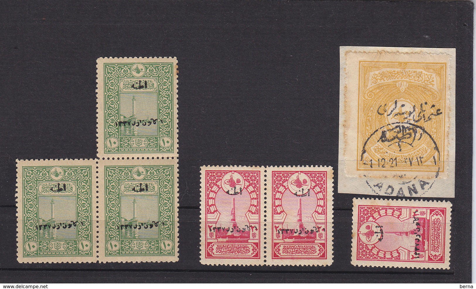 TURKEY LOY STAMPS OVERPRINTED MNH OR USED SOME TONED - Autres & Non Classés