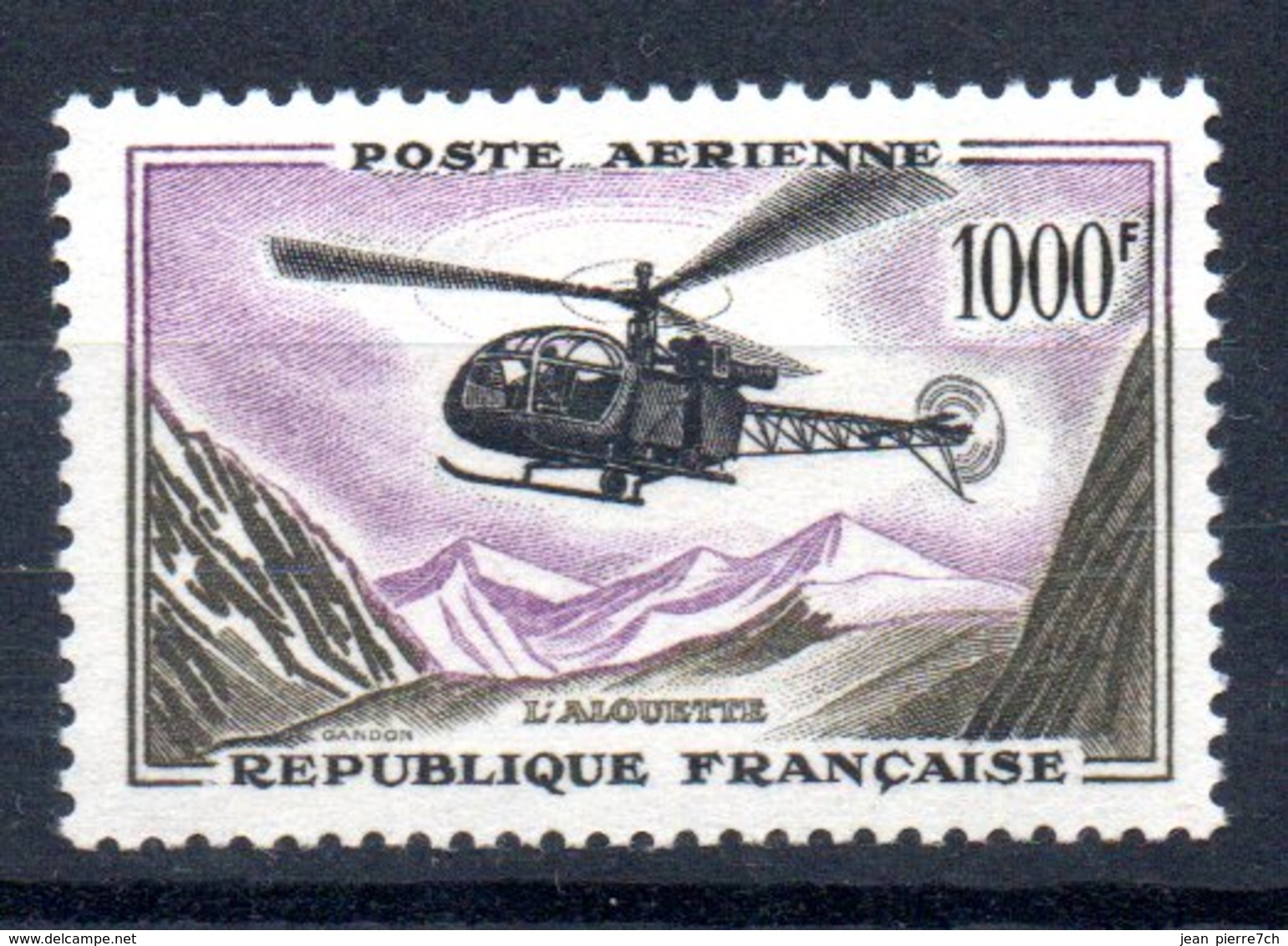 France Frankreich Luftpost Y&T PA  37* - 1927-1959 Ungebraucht