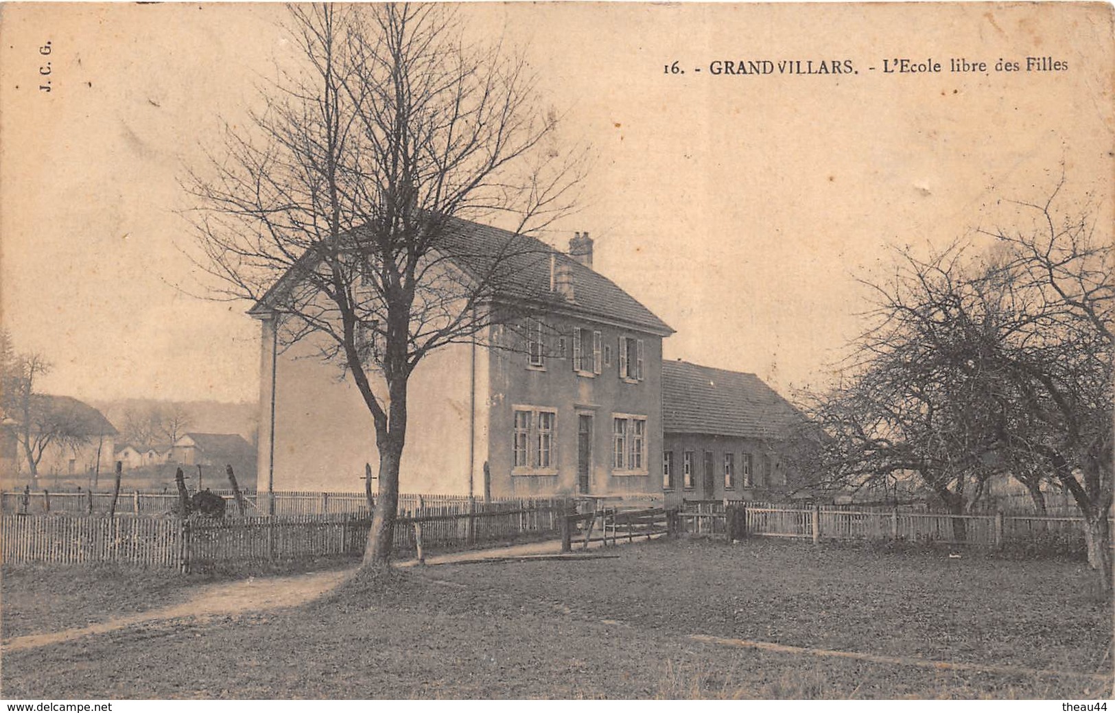 ¤¤  -   GRANDVILLARS   -  L'Ecole Libre Des Filles    -  ¤¤ - Grandvillars