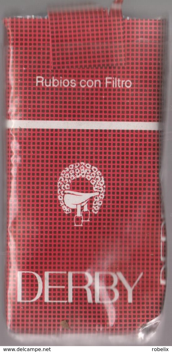 DERBY- Columbian Empty Cigarettes Paper Box 1974 (8 X4 X1 Cm) - Zigarettenetuis (leer)