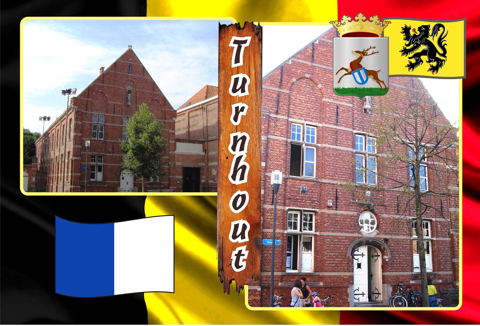 Postcards, REPRODUCTION, Municipalities of Belgium, Turnhout, duplex 188 to 243 - set of 56 pcs.