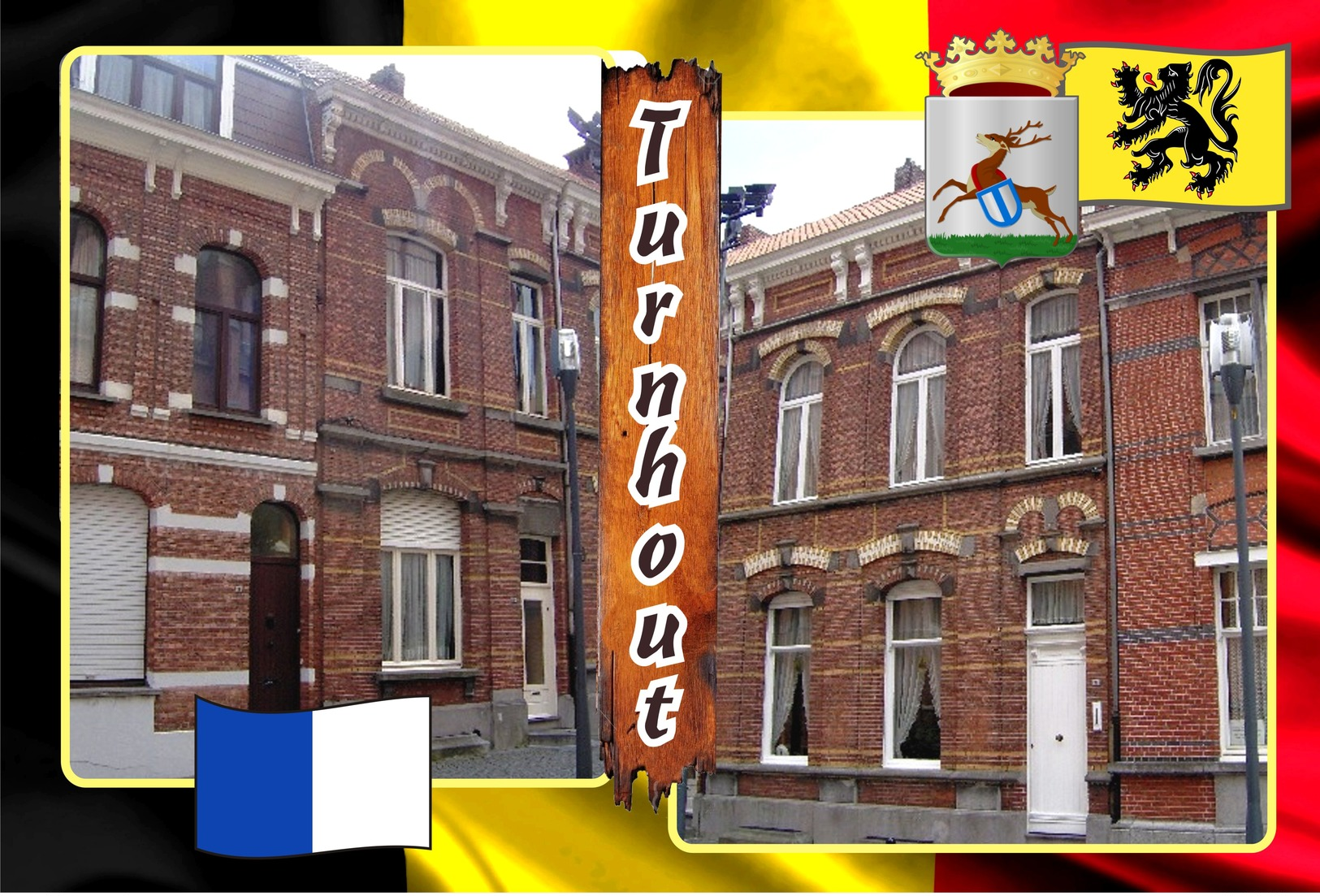 Postcards, REPRODUCTION, Municipalities of Belgium, Turnhout, duplex 188 to 243 - set of 56 pcs.