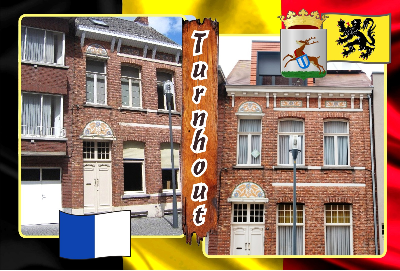 Postcards, REPRODUCTION, Municipalities of Belgium, Turnhout, duplex 188 to 243 - set of 56 pcs.