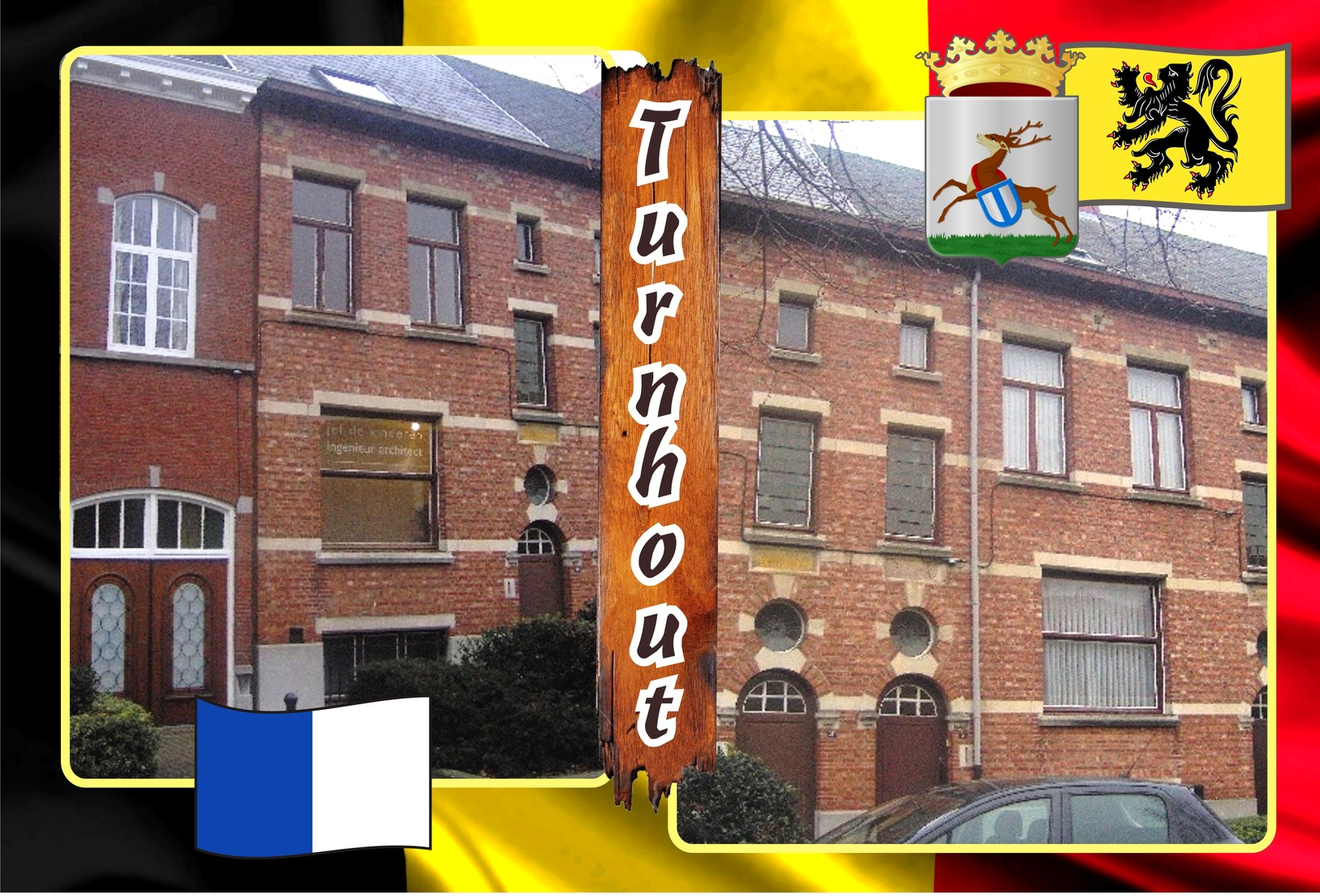 Postcards, REPRODUCTION, Municipalities of Belgium, Turnhout, duplex 188 to 243 - set of 56 pcs.