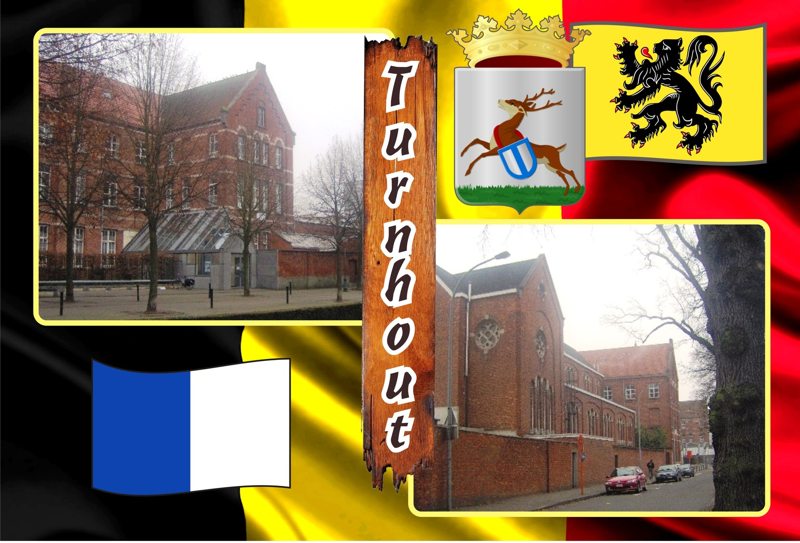 Postcards, REPRODUCTION, Municipalities of Belgium, Turnhout, duplex 188 to 243 - set of 56 pcs.