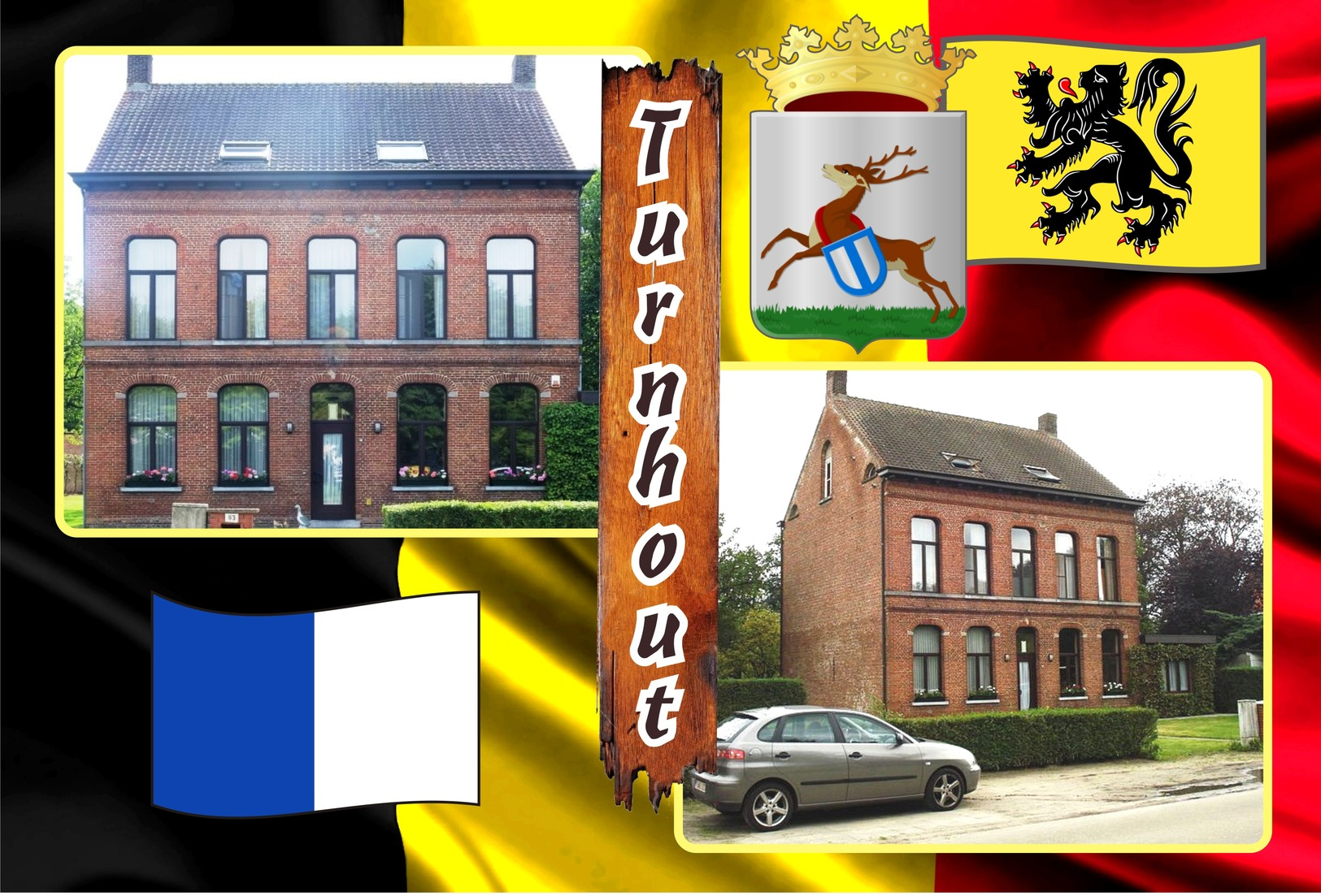 Postcards, REPRODUCTION, Municipalities of Belgium, Turnhout, duplex 188 to 243 - set of 56 pcs.