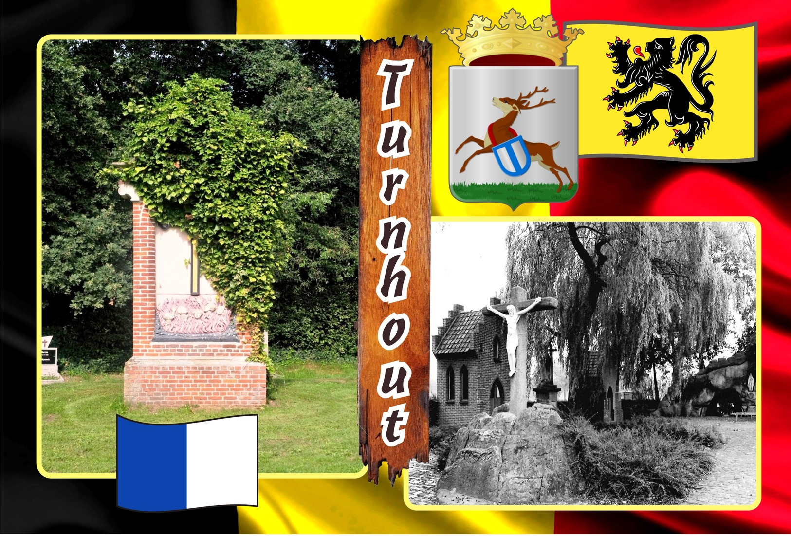 Postcards, REPRODUCTION, Municipalities of Belgium, Turnhout, duplex 188 to 243 - set of 56 pcs.