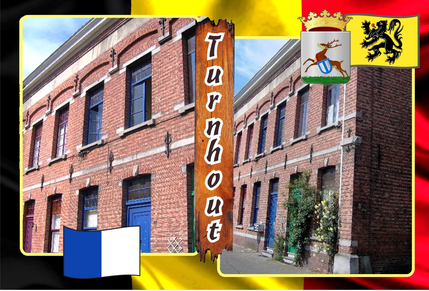 Postcards, REPRODUCTION, Municipalities of Belgium, Turnhout, duplex 188 to 243 - set of 56 pcs.