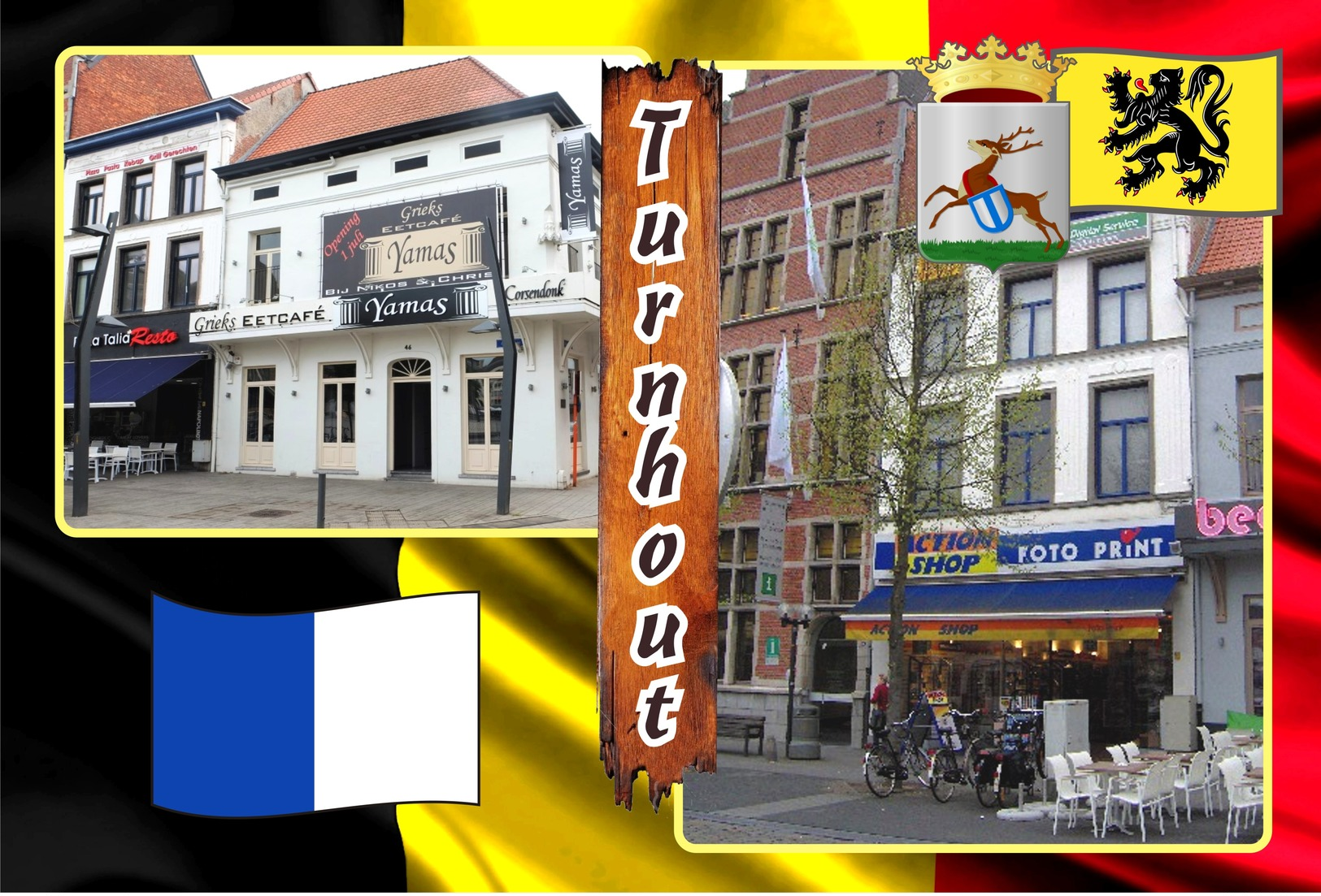 Postcards, REPRODUCTION, Municipalities of Belgium, Turnhout, duplex 188 to 243 - set of 56 pcs.