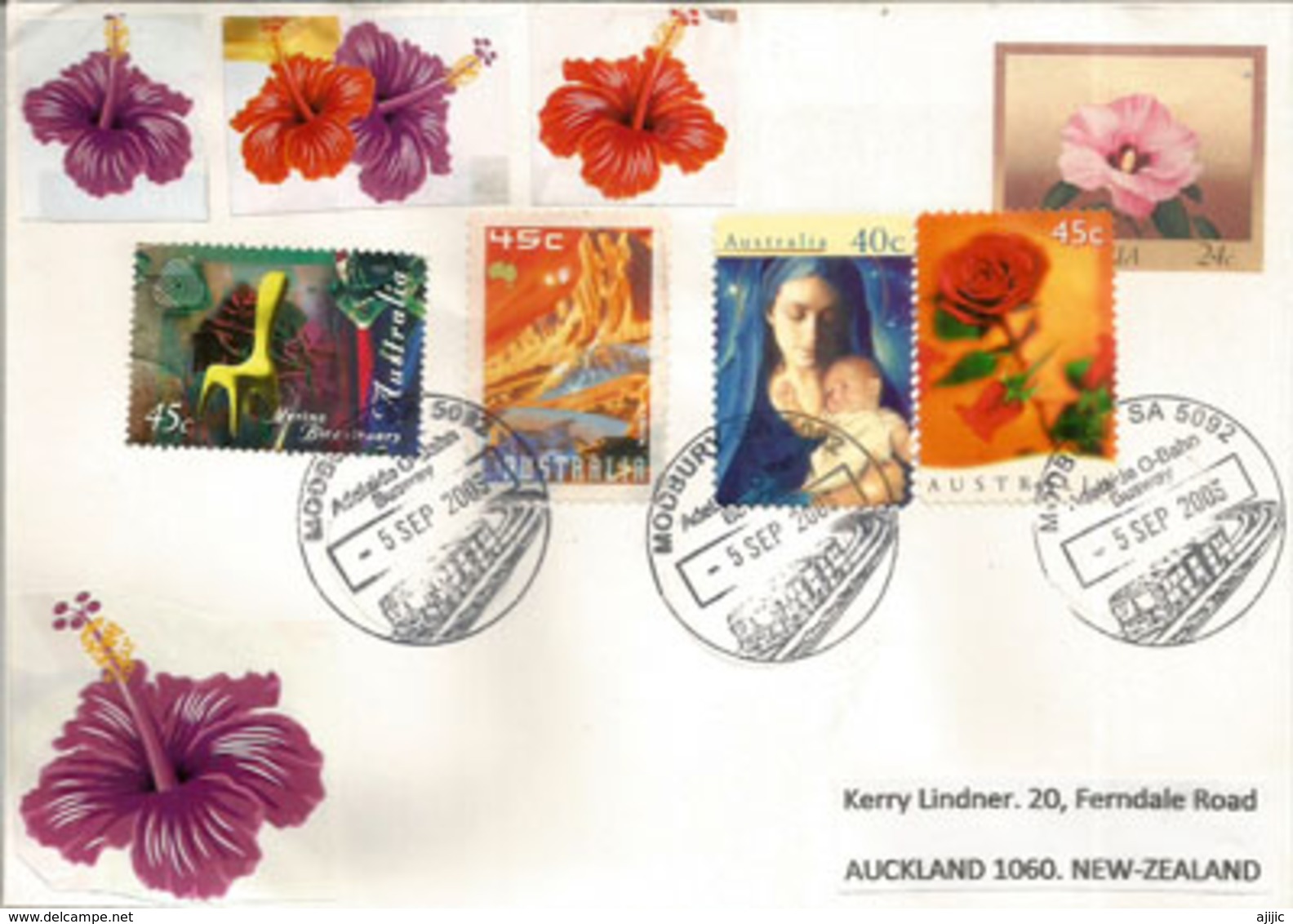 Flowers Of Australia. Nice Philatelic Letter From Modbury SA  To New-Zealand - Covers & Documents