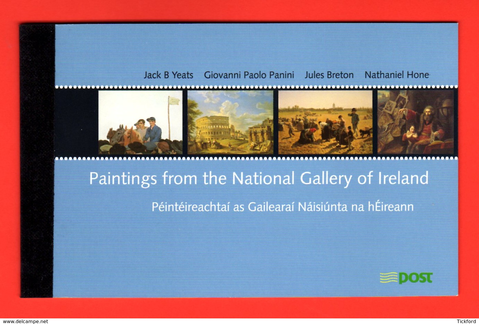 IRLANDE 2002 - CARNET DE PRESTIGE YT C1458 - NEUF** MNH - National Gallery D'Irlande (I) - Libretti