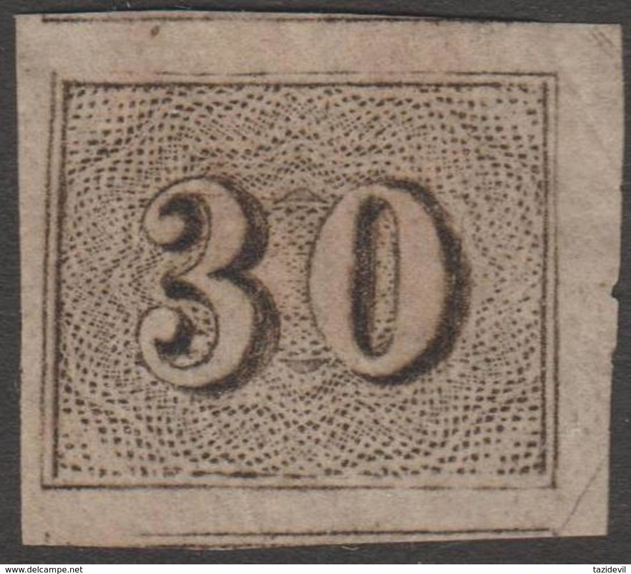 BRAZIL - 1850 30r Numeral. Scott 23. Looks To Be Mint With Gum - Ungebraucht