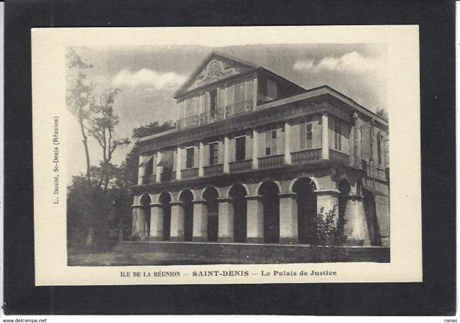 CPA Ile De La Réunion Non Circulé Saint Denis Palais De Justice - Saint Denis