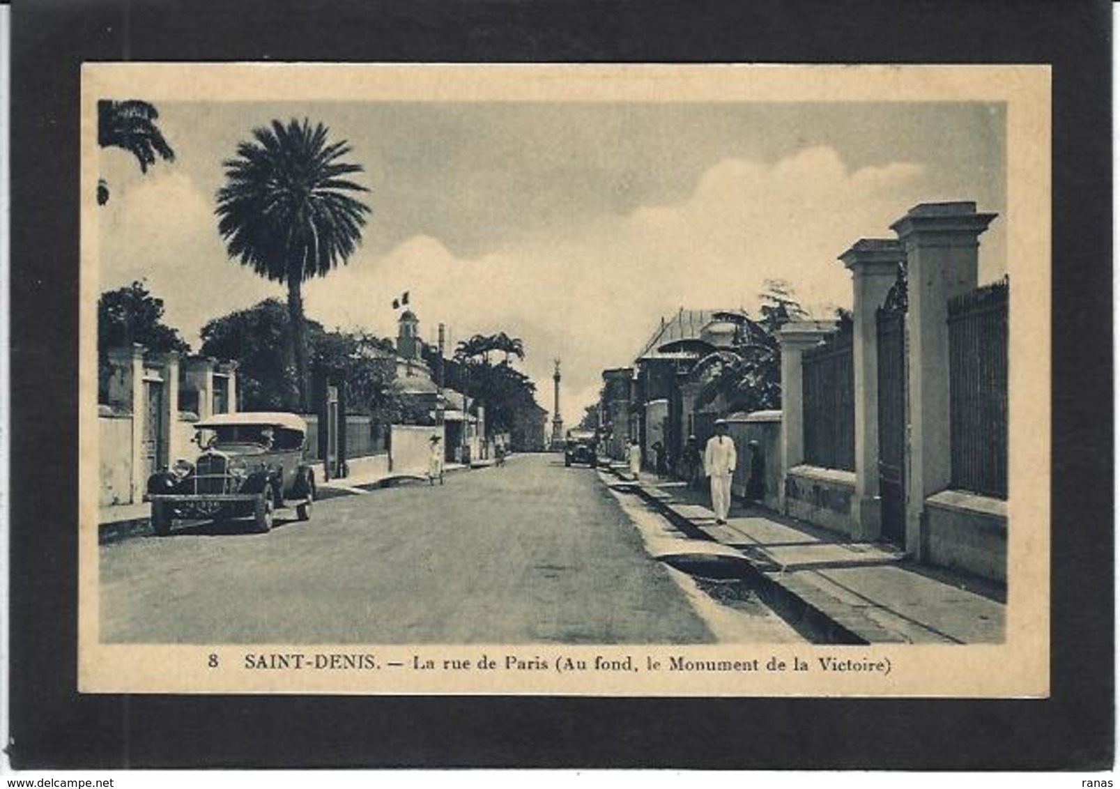 CPA Ile De La Réunion Non Circulé Saint Denis Voiture Automobile - Saint Denis