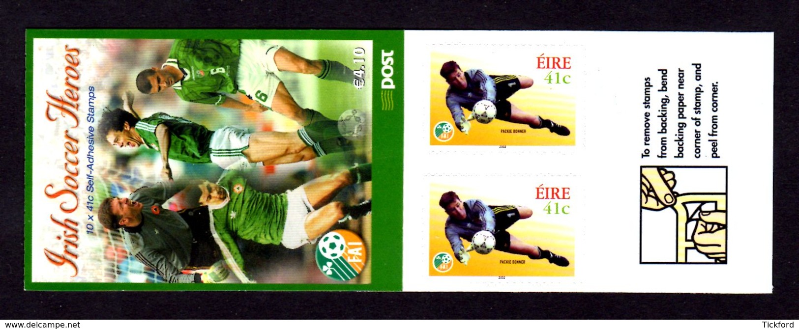 IRLANDE 2002 - CARNET Yvert C1446 - NEUF** MNH - Coupe Du Monde De Football - Carnets