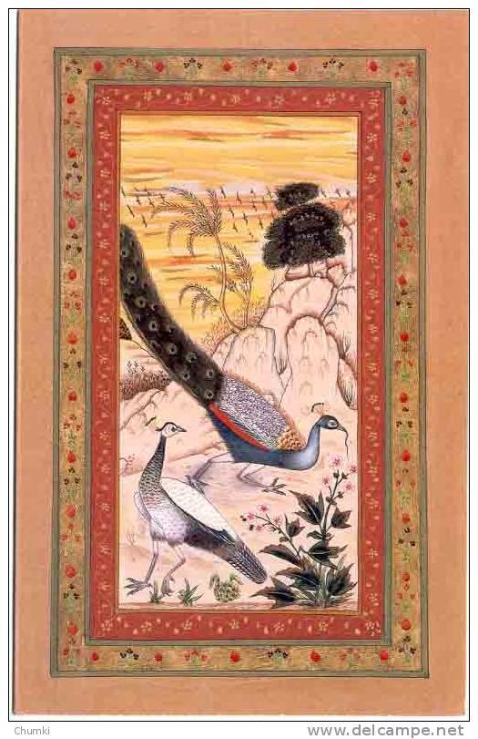 PIGE 131 - India - Greeting Card - Seasons Greetings - Paintings - Peacock, Tree And Snake - New Year