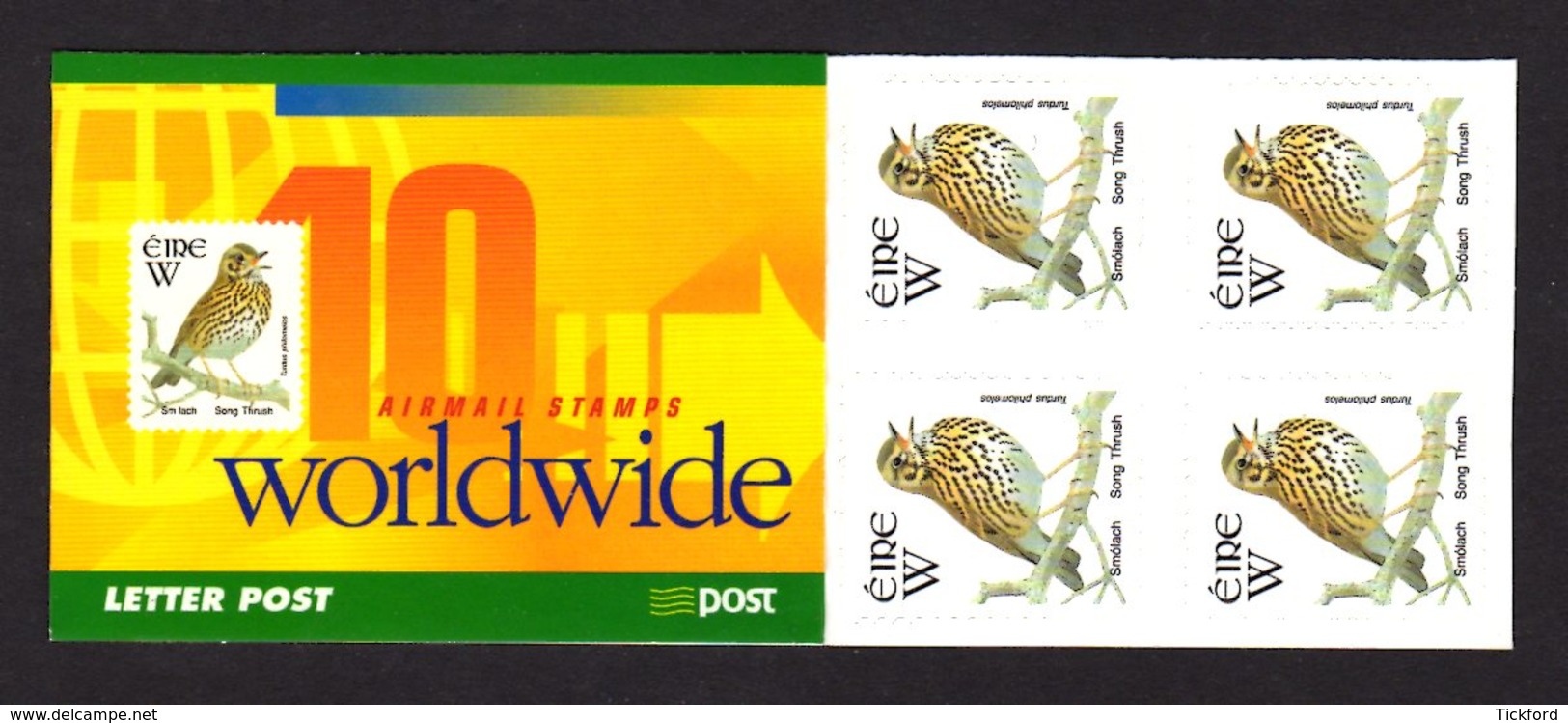 IRLANDE 2001 - CARNET Yvert C1384 - NEUF** MNH - Faune, Oiseaux, Birds - Carnets