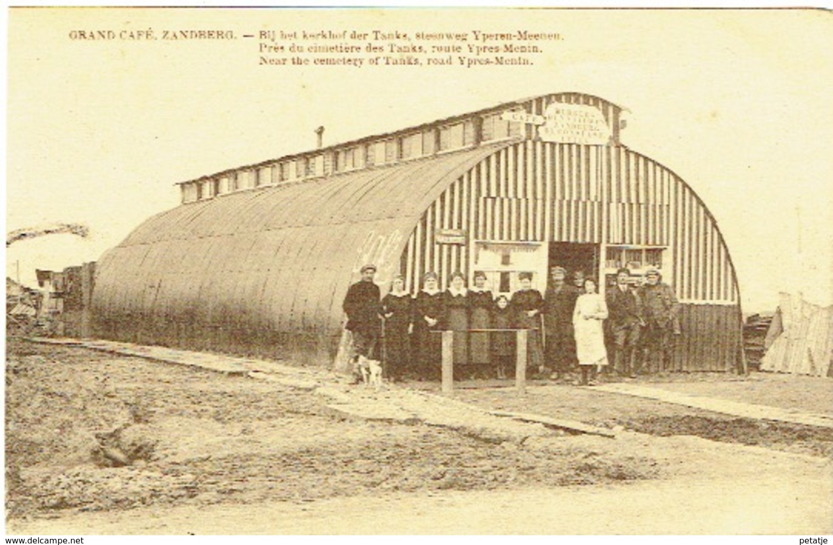 Ieper , Grand'Café . Zandberg - Ingelmunster