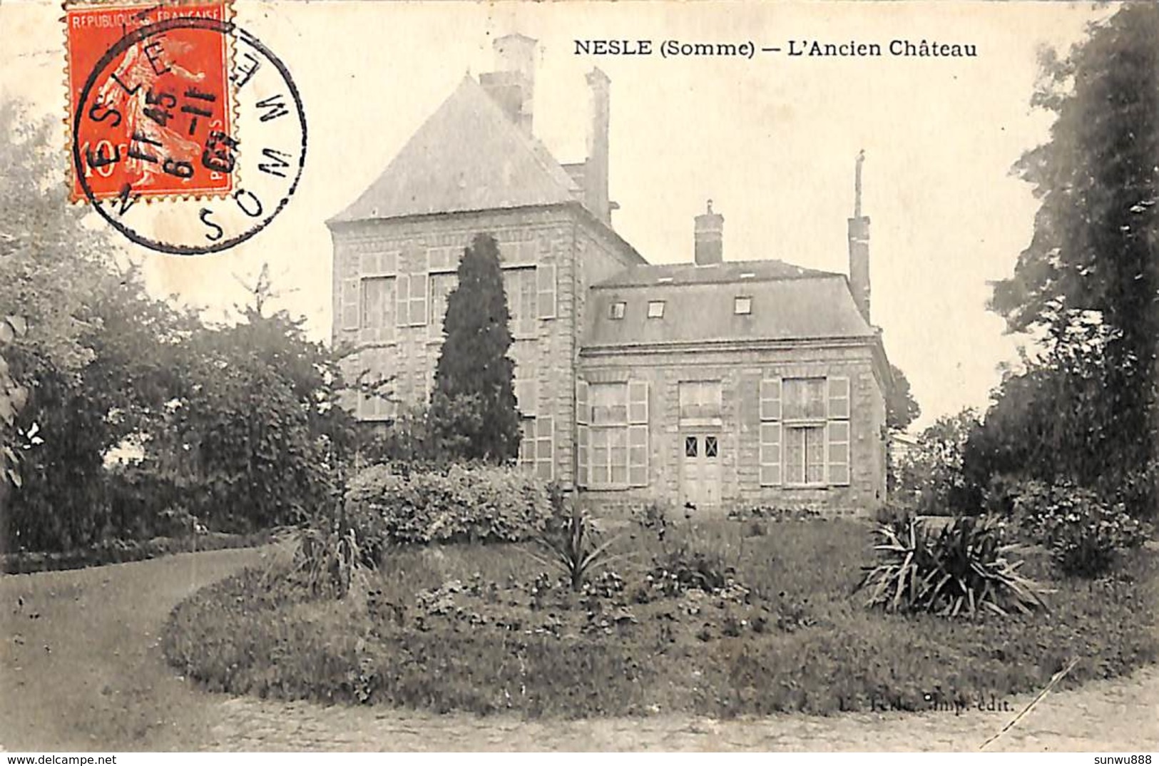 80 - Nesle - L'Ancien Château (1907) - Nesle