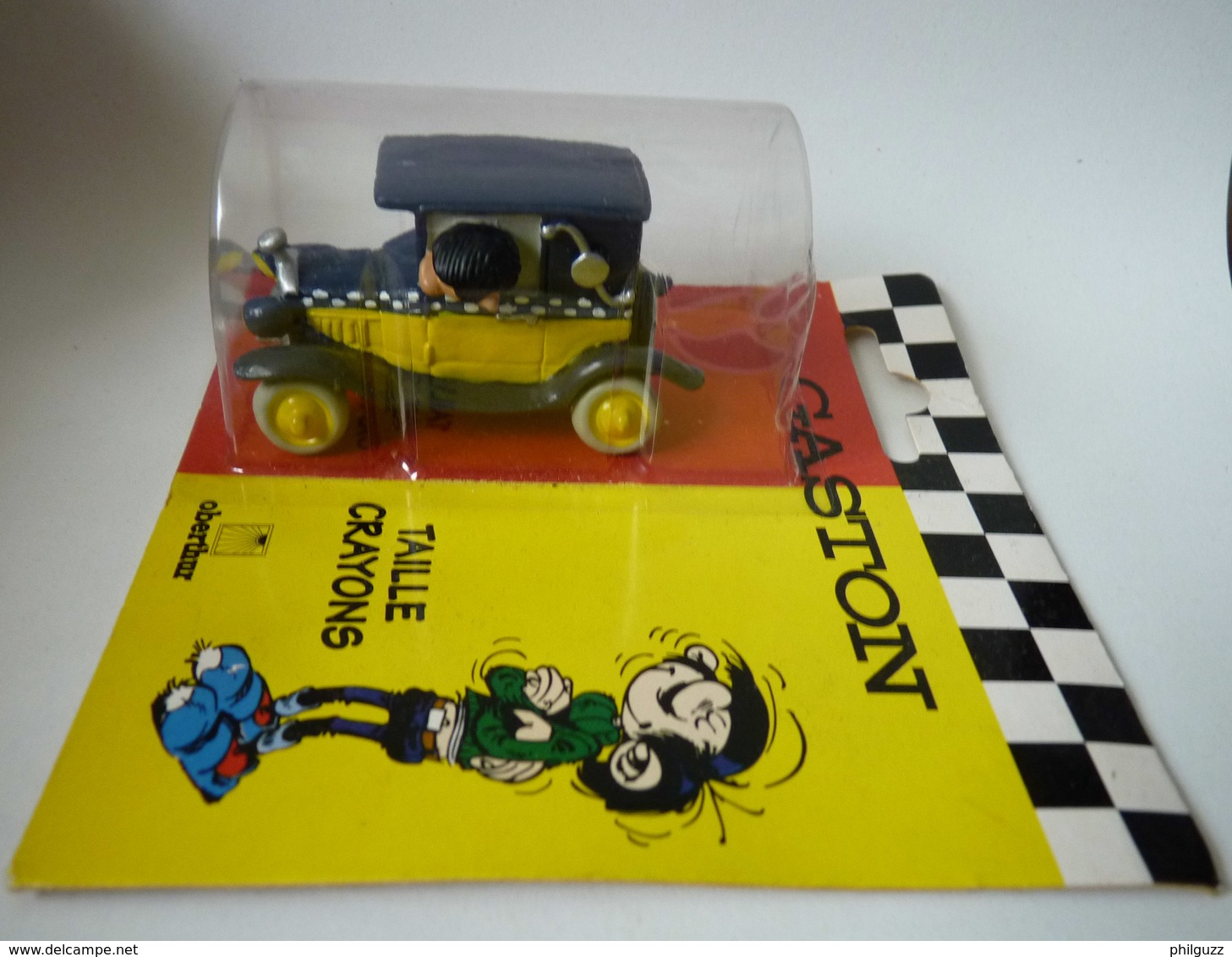 FIGURINE TAILLE CRAYON - VOITURE DE GASTON LAGAFFE - OBERTHUR - Autres & Non Classés